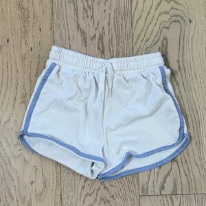Gap kid's (8) White and Blue Trim Shorts